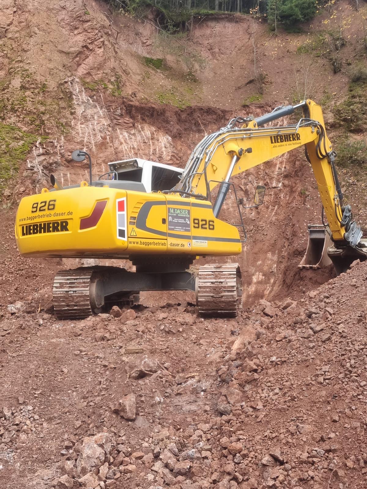 30-Tonnen-Bagger Michael Daser